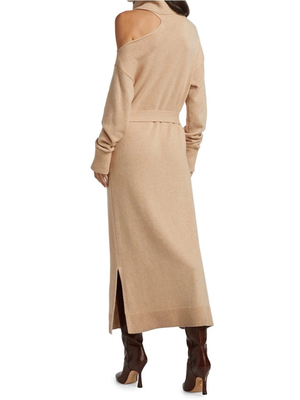 Paige Raundi Wool-Blend Cold Shoulder Sweater Dress XS NWT - Picture 2 of 12